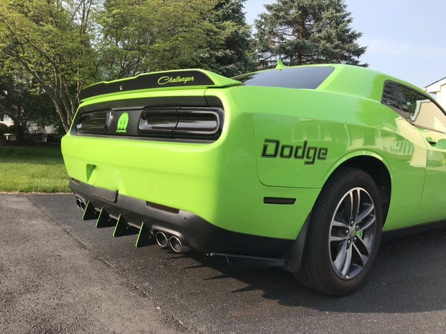 Authority Motorsport Rear Diffuser Kit V7 R2 Compatible with Dodge Challenger 2015-2023