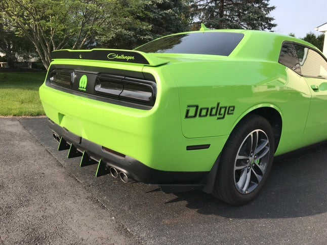 Authority Motorsport Rear Diffuser Kit V7 R2 Compatible with Dodge Challenger 2015-2023