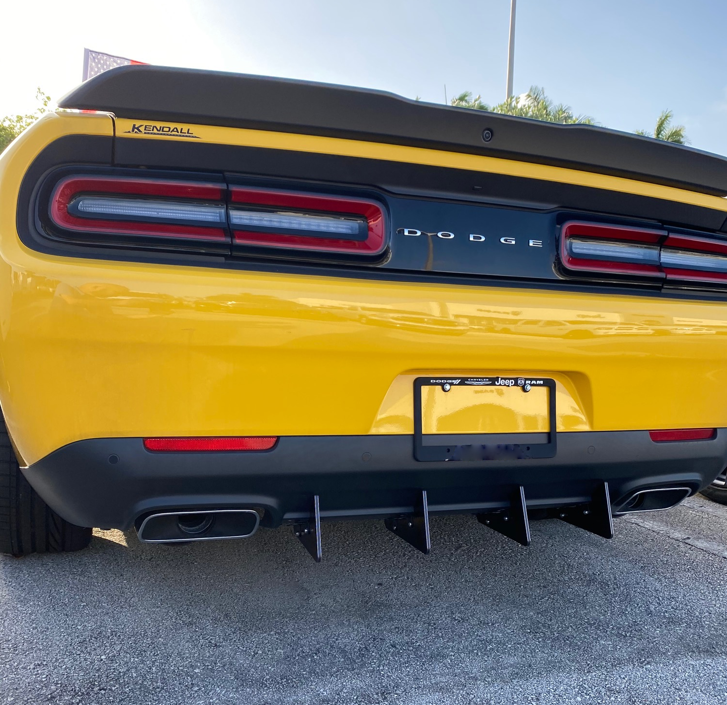 Authority Motorsport Rear Diffuser Kit V7 Compatible with Dodge Challenger All Models 2015-2023