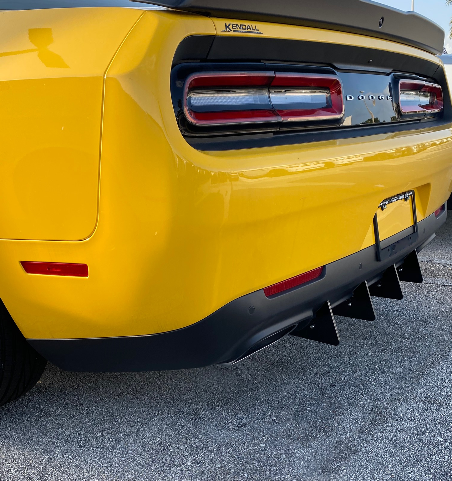 Authority Motorsport Rear Diffuser Kit V7 Compatible with Dodge Challenger All Models 2015-2023
