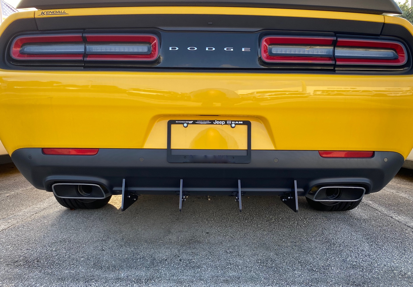 Authority Motorsport Rear Diffuser Kit V7 Compatible with Dodge Challenger All Models 2015-2023