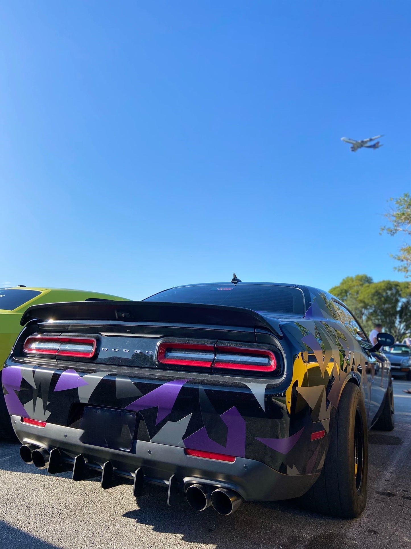 Dodge Challenger Rear Diffuser Kit 5 Piece V1 2015-2021