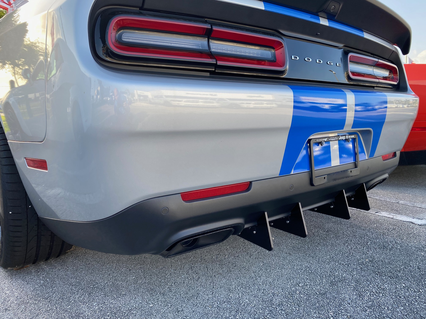 Authority Motorsport Rear Diffuser Kit V7 Compatible with Dodge Challenger All Models 2015-2023