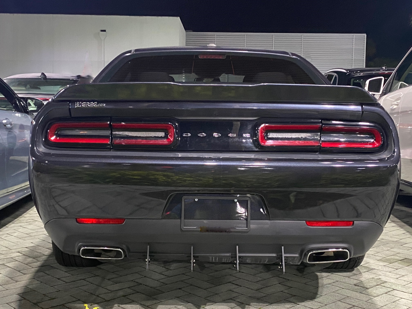 Authority Motorsport Rear Diffuser Kit V7 Compatible with Dodge Challenger All Models 2015-2023
