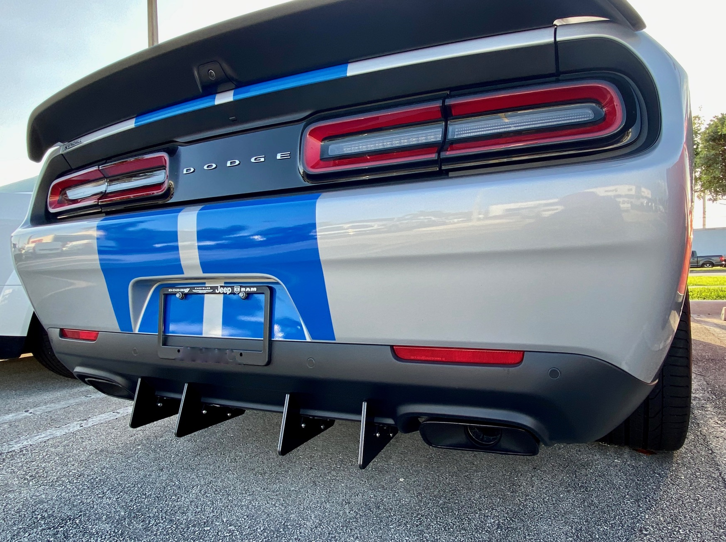 Authority Motorsport Rear Diffuser Kit V7 Compatible with Dodge Challenger All Models 2015-2023