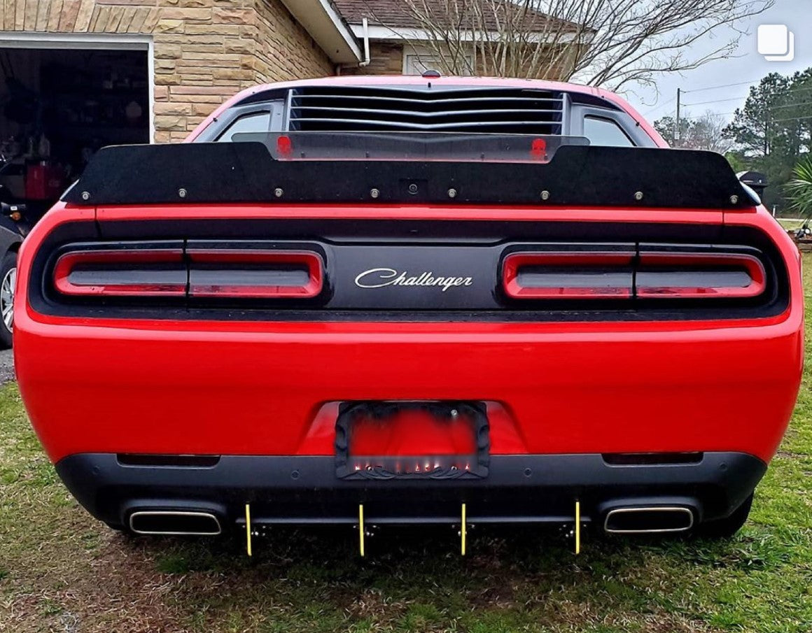 Authority Motorsport Rear Diffuser Kit V3 Compatible with Dodge Challenger 2015-2023