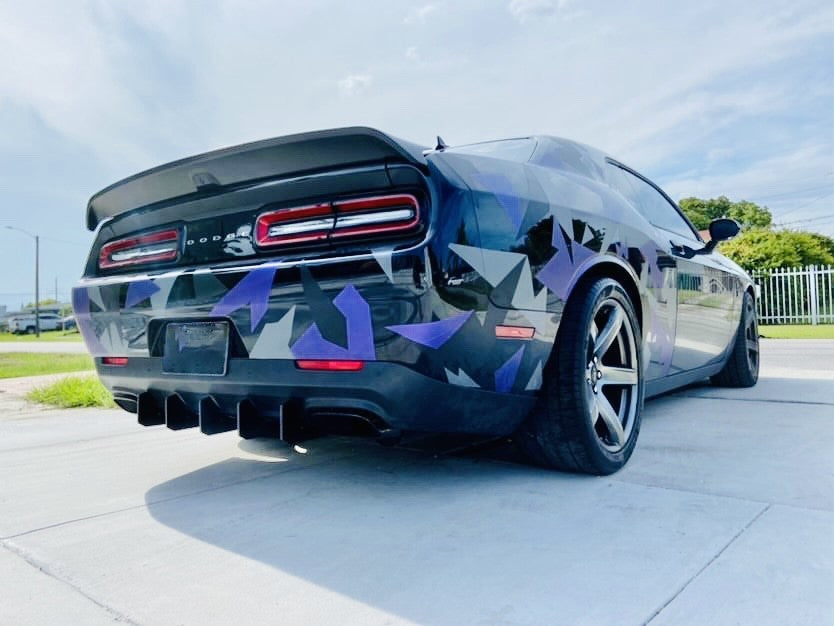 Dodge Challenger Rear Diffuser Kit 5 Piece V1 2015-2021