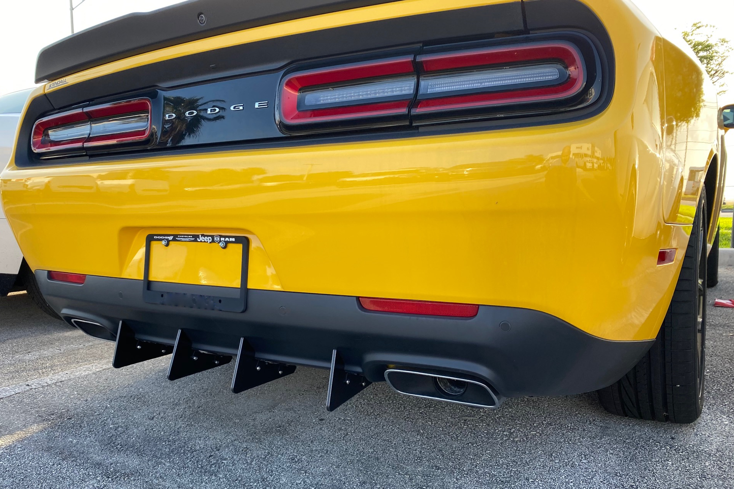 Authority Motorsport Rear Diffuser Kit V7 Compatible with Dodge Challenger All Models 2015-2023