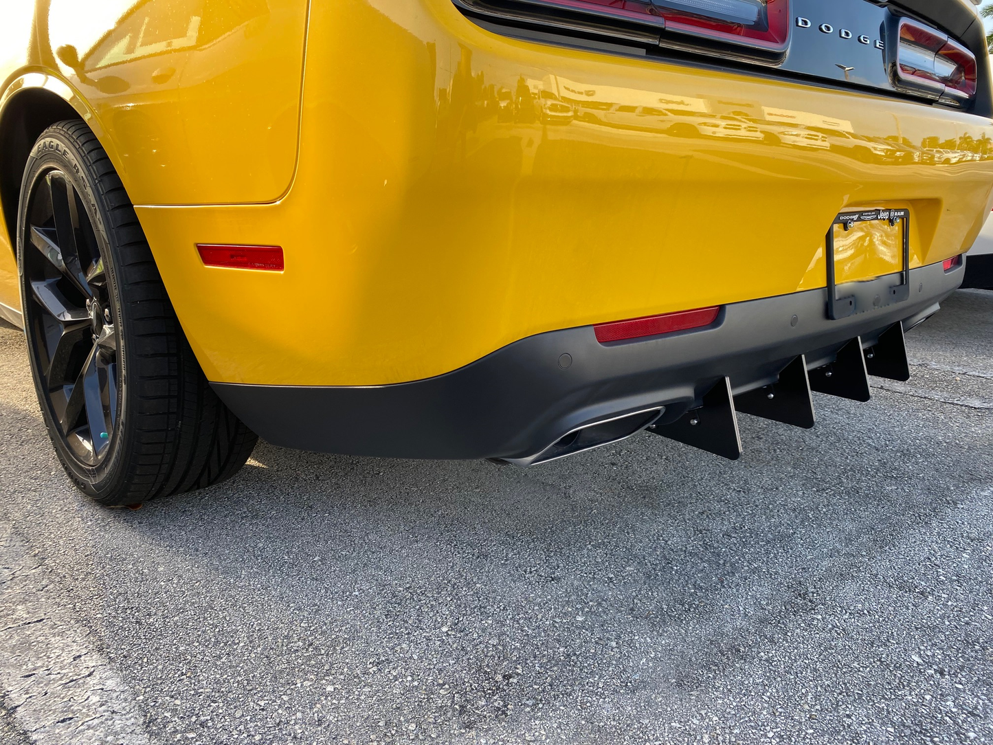 Authority Motorsport Rear Diffuser Kit V7 Compatible with Dodge Challenger All Models 2015-2023