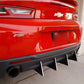 Rear Diffuser V2 4 Piece RS LT SS Compatible with Camaro Dual Exhaust 2016-2019