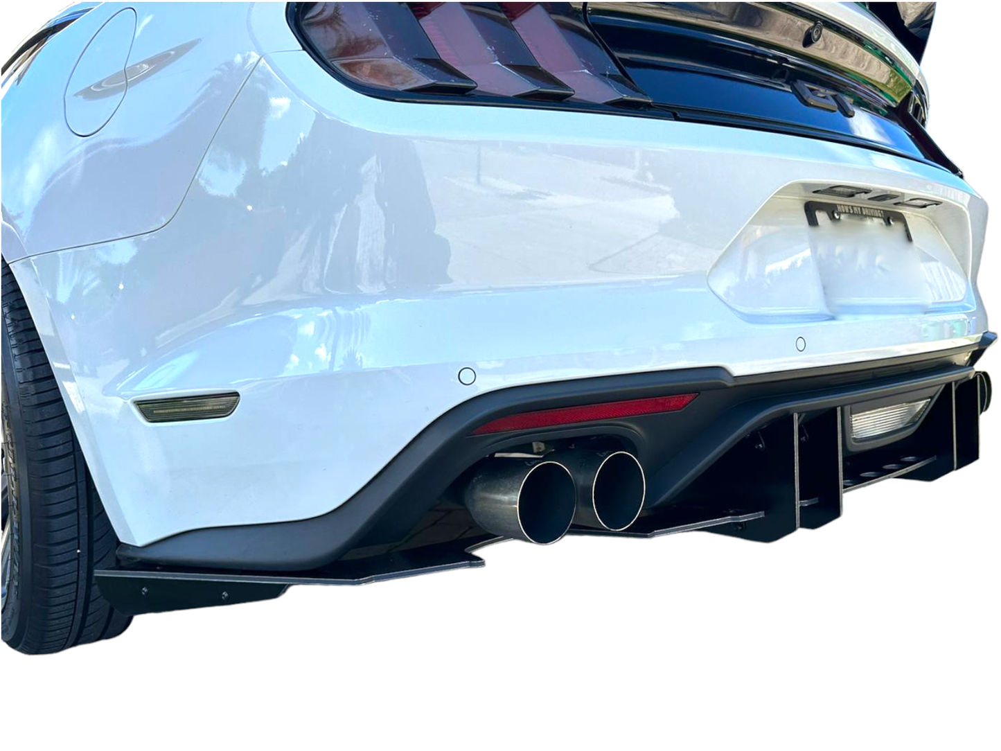 Authority Motorsport R550 Rear Diffuser compatible with Ford Mustang V8 2018-2023
