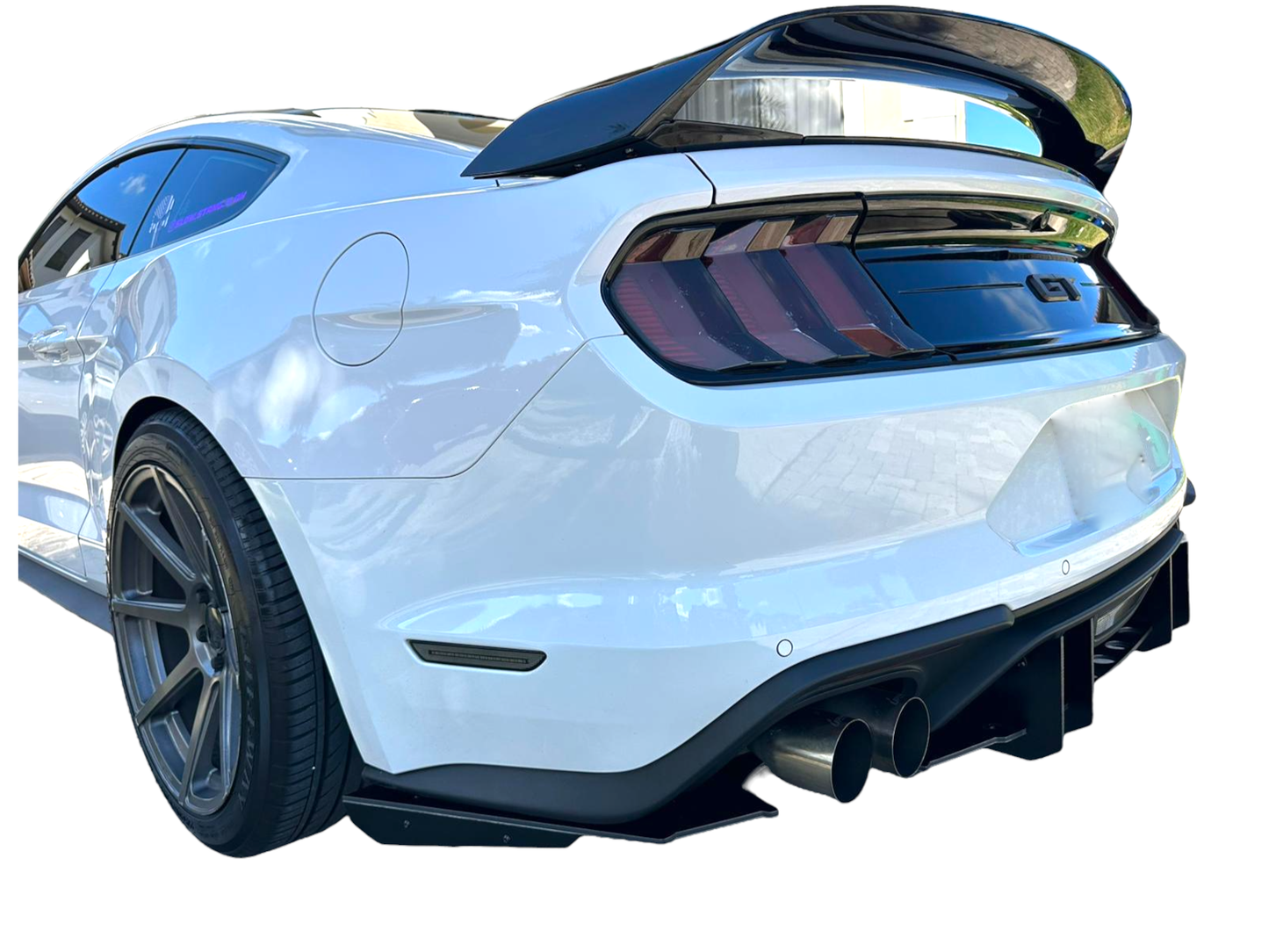 Authority Motorsport R550 Rear Diffuser compatible with Ford Mustang V8 2018-2023