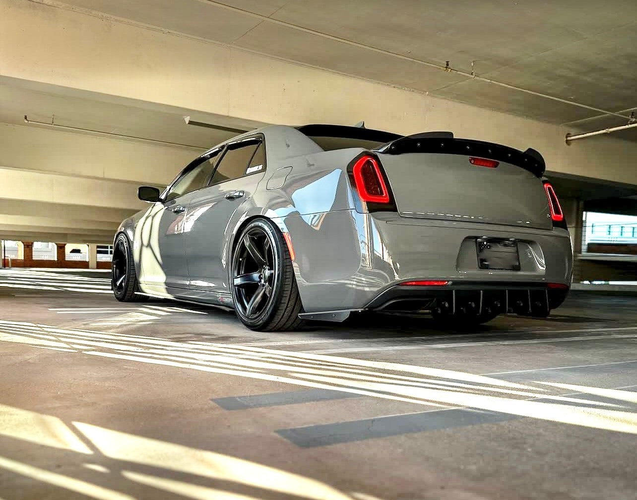 Authority Motorsport Rear Diffuser 7 Piece Kit R2 Compatible with Chrysler 300 2015-2023