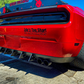 Authority Motorsport Rear Diffuser Kit 5 Piece V2 Compatible with Dodge Challenger SXT SRT RT Hellcat 2009-2014