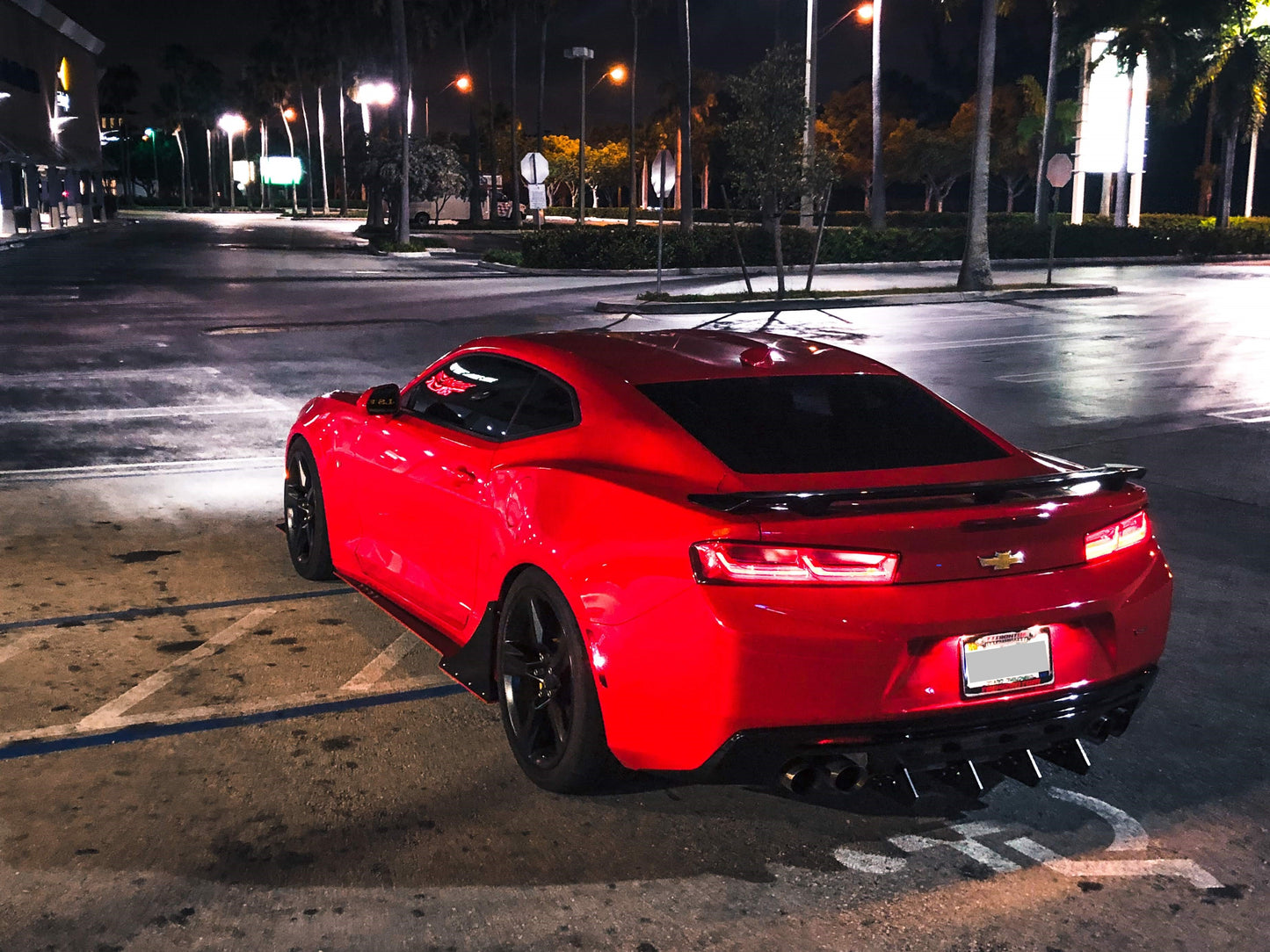 Authority Motorsport Rear Diffuser Kit V1 Compatible with Chevy Camaro SS ZL1 2016 2017 2018