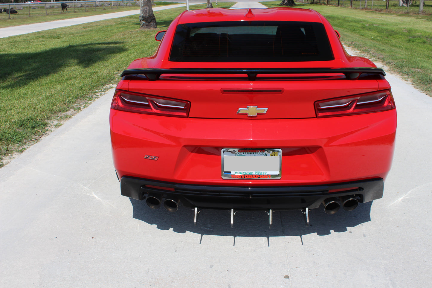Authority Motorsport Rear Diffuser Kit V1 Compatible with Chevy Camaro SS ZL1 2016 2017 2018