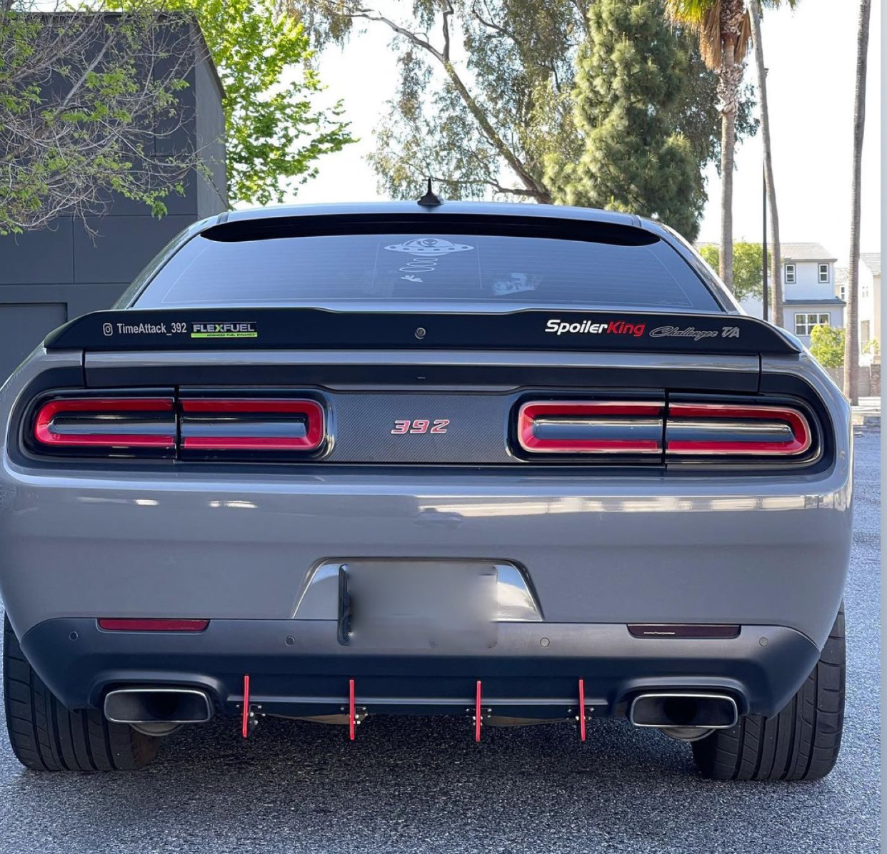 Authority Motorsport Rear Diffuser Kit V3 Compatible with Dodge Challenger 2015-2023