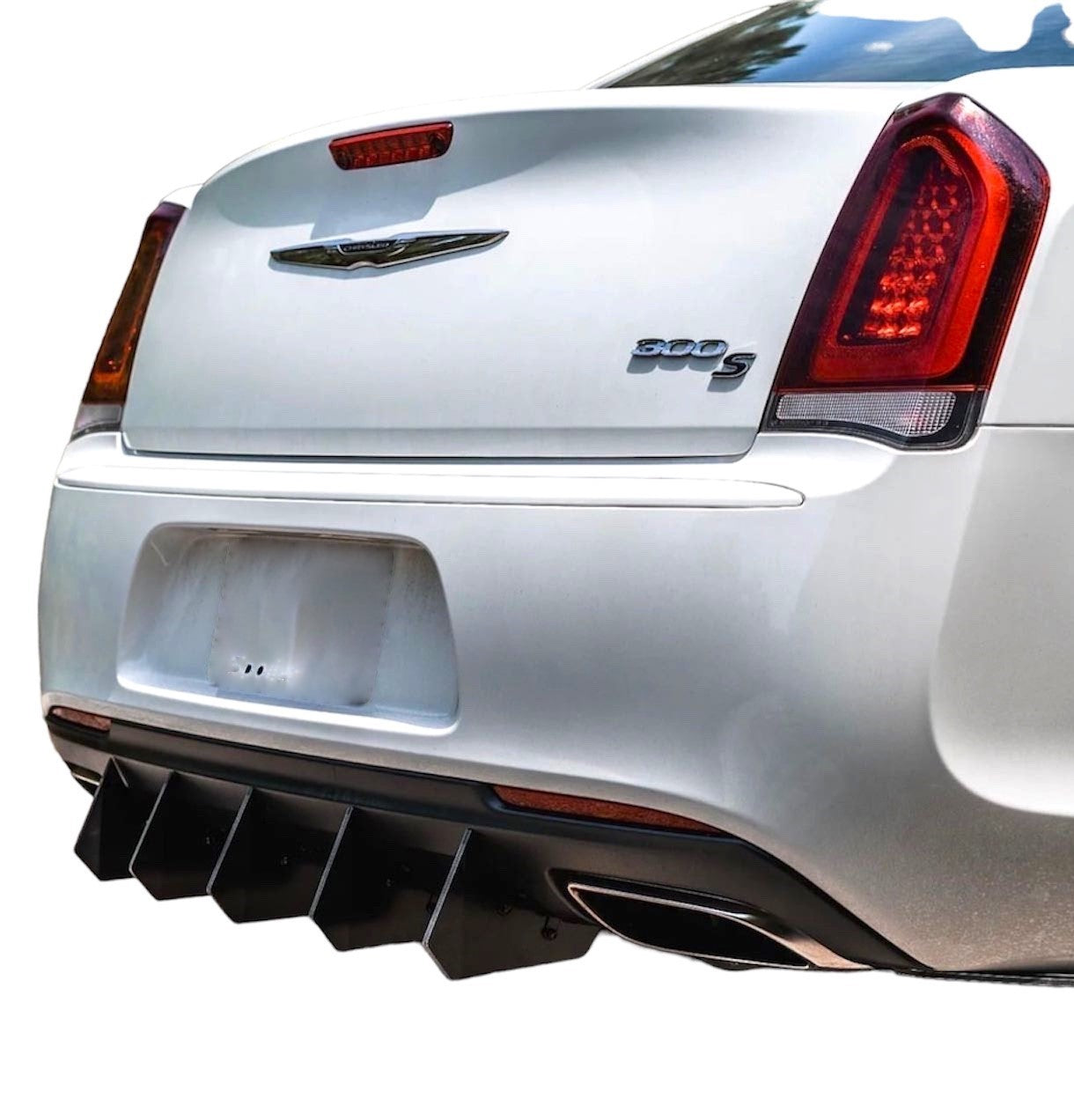 Authority Motorsport Rear Diffuser 7 Piece Kit V3 Compatible with Chrysler 300 2015-2023