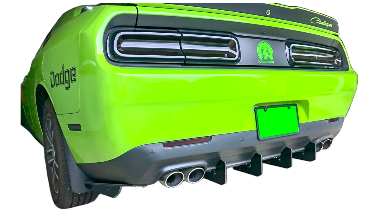Authority Motorsport Rear Diffuser Kit V1 R2 Compatible with Dodge Challenger 2015-2023