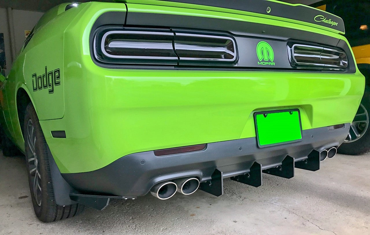 Authority Motorsport Rear Diffuser Kit V1 R2 Compatible with Dodge Challenger 2015-2023