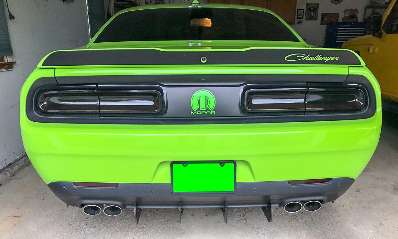 Authority Motorsport Rear Diffuser Kit V1 R2 Compatible with Dodge Challenger 2015-2023