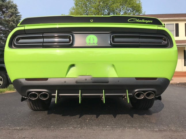 Authority Motorsport Rear Diffuser Kit V7 R2 Compatible with Dodge Challenger 2015-2023