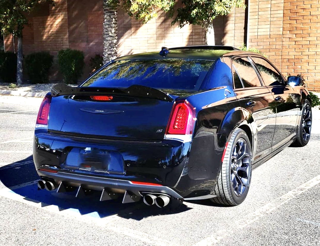 Authority Motorsport Rear Diffuser 6 Piece Kit V1 Compatible with Chrysler 300 2015-2023