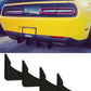 Dodge Challenger Rear Diffuser Kit V3 SXT, RT, Hellcat 2015, 2016, 2017, 2018, 2019