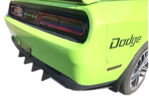 Authority Motorsport Rear Diffuser 6 Piece Kit V7 Compatible with Dodge Challenger 2015-2023