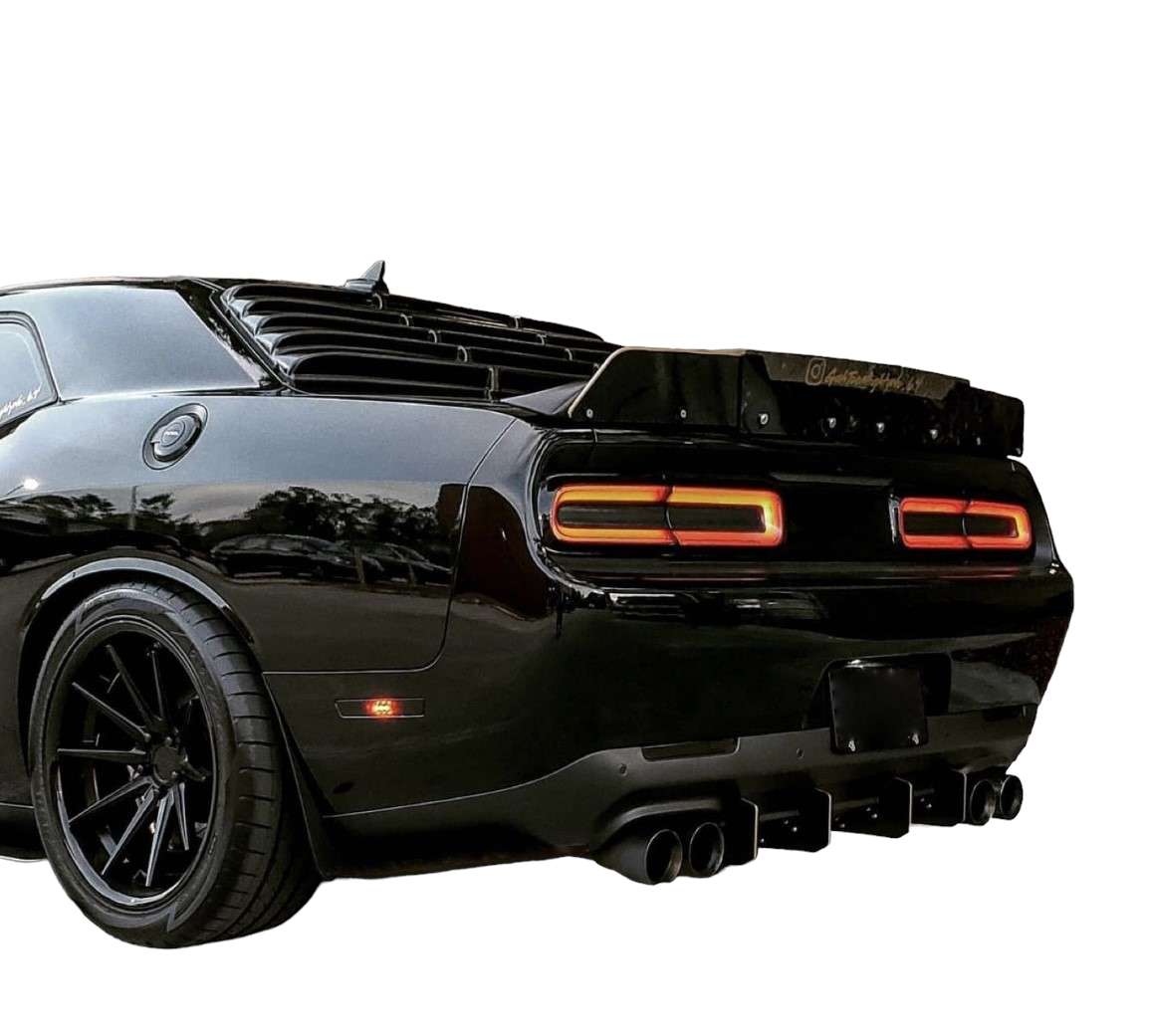 Authority Motorsport Rear Diffuser Kit V1 compatible with Dodge Challenger 2015-2023