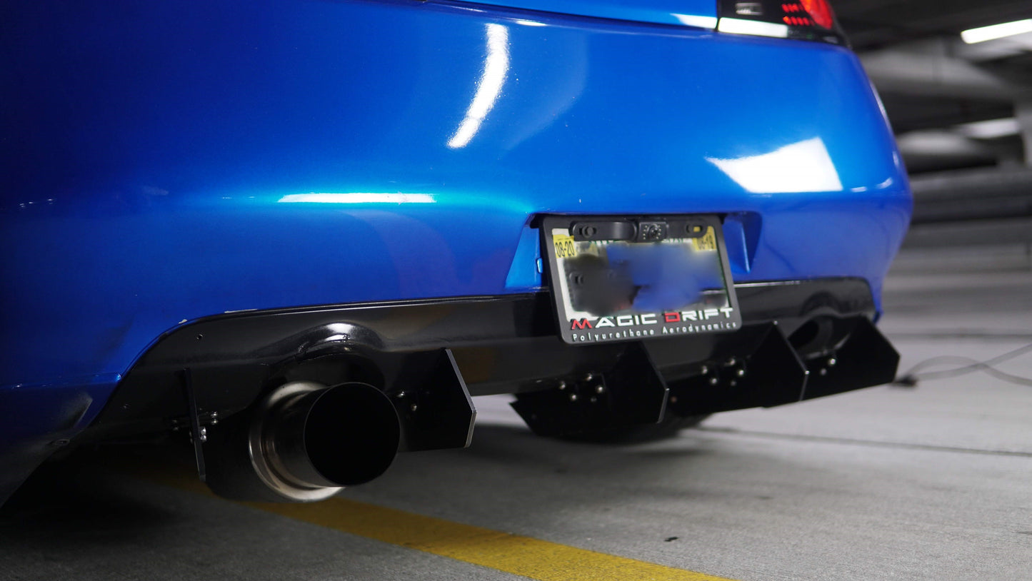 Authority Motorsport Rear Diffuser 5 Piece Kit V1 Compatible with Infiniti G35 Coupe 2003 - 2007