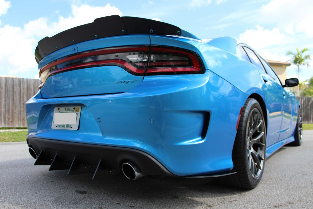 Dodge Charger Rear Diffuser Kit V1 SRT, Hellcat, Scat Pack, Daytona 2017, 2018, 2019