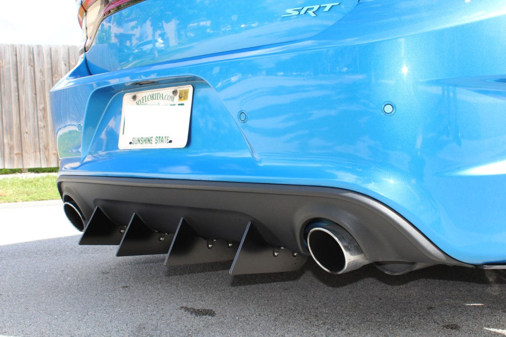 Dodge Charger Rear Diffuser Kit V1 SRT, Hellcat, Scat Pack, Daytona 2017, 2018, 2019