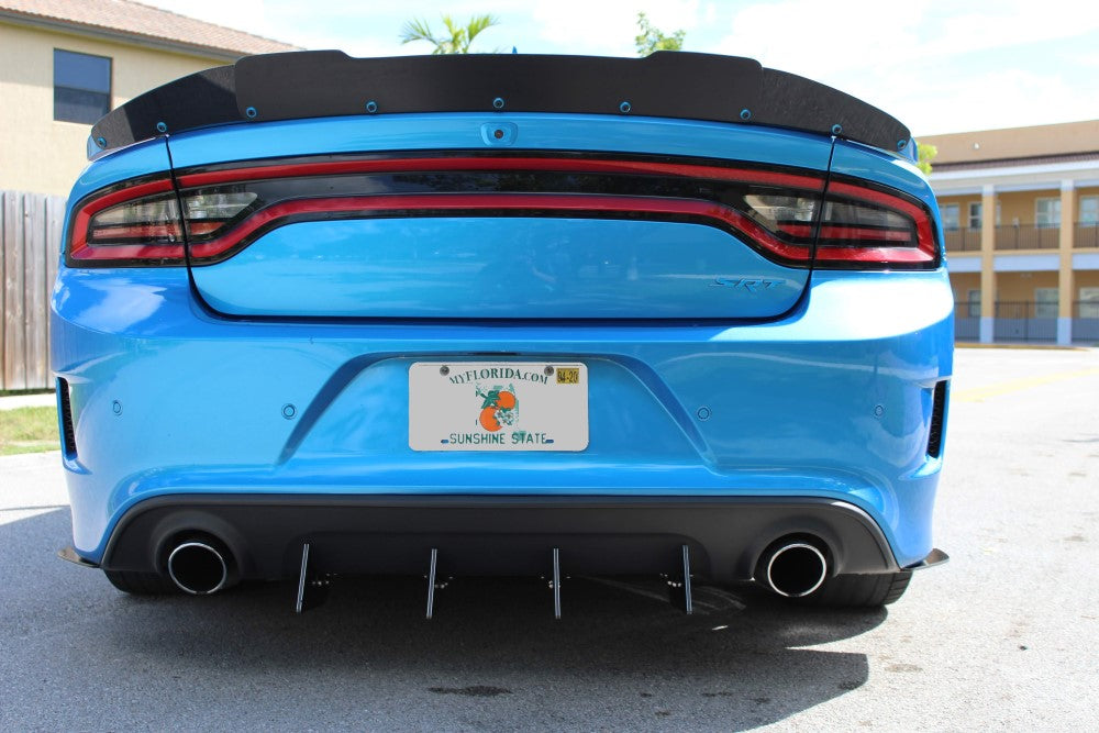 Dodge Charger Rear Diffuser Kit V1 SRT, Hellcat, Scat Pack, Daytona 2017, 2018, 2019