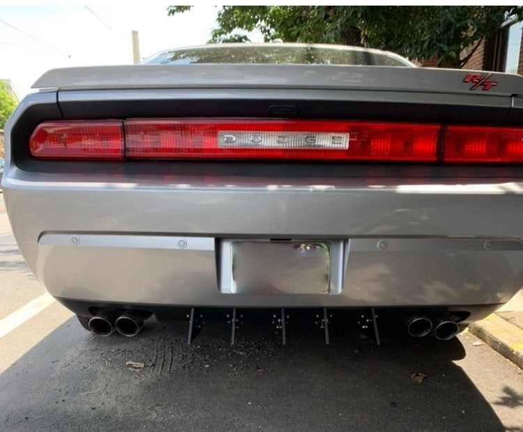 Challenger Rear Diffuser Kit 5 Piece V2 SXT SRT RT Hellcat 2009-2014