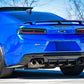 Authority Motorsport Full Rear Diffuser V6 - 6 Piece Kit Compatible with Chevy Camaro SS ZL1 2016-2018