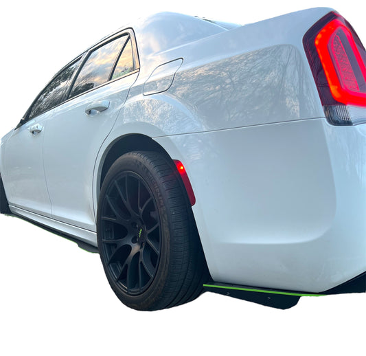 Authority Motorsport Rear Side Wings Storm Edition 4 Piece Compatible with Chrysler 300 2015-2023