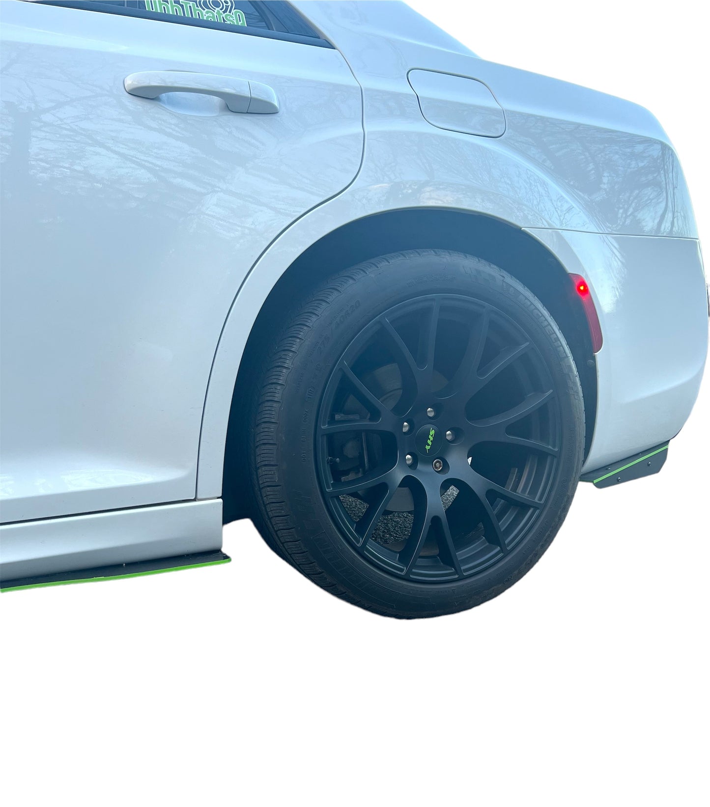 Authority Motorsport Rear Side Wings Storm Edition 4 Piece Compatible with Chrysler 300 2015-2023