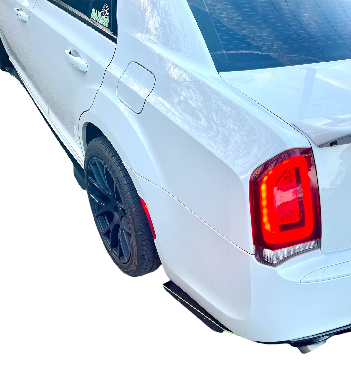 Authority Motorsport Rear Side Wings Storm Edition 4 Piece Compatible with Chrysler 300 2015-2023
