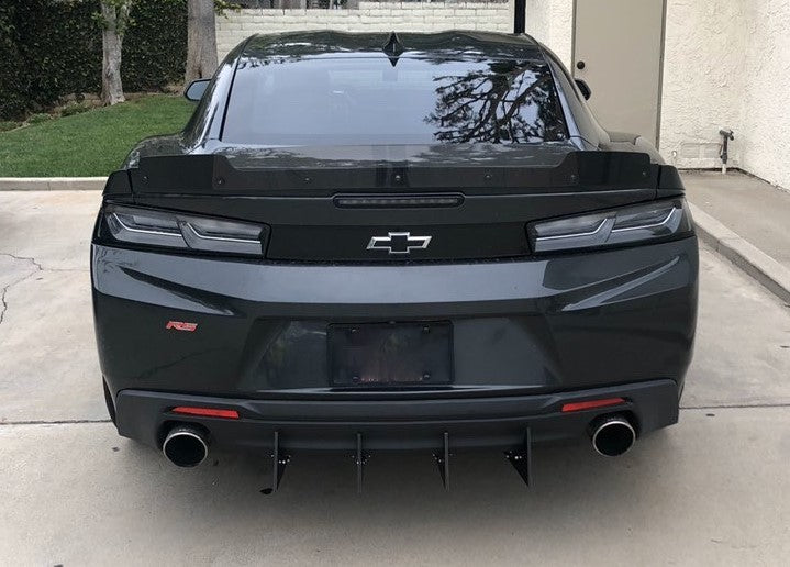 Rear Diffuser V2 4 Piece RS LT SS Compatible with Camaro Dual Exhaust 2016-2019