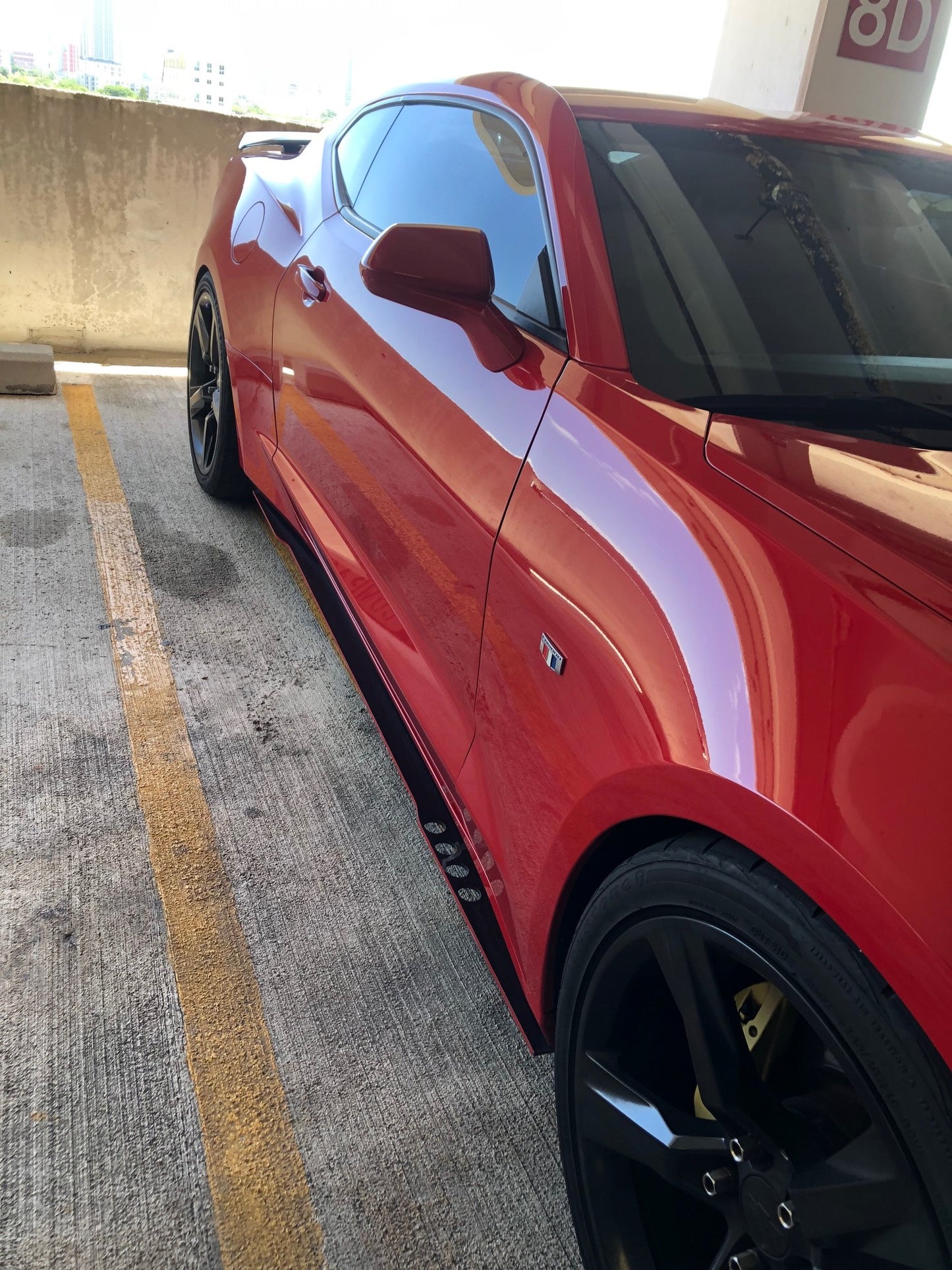 Side Skirts V2 Compatible with Chevrolet Camaro 2013 - 2022
