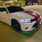 Authority Motorsport - LED Bluetooth Dodge Charger Front Splitter V8 2017-2023 Non Widebody
