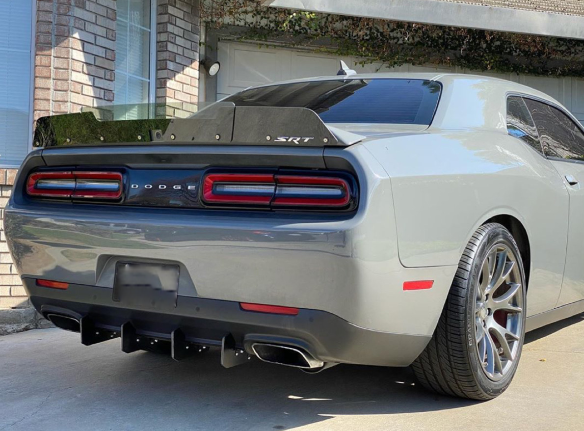 Authority Motorsport Rear Diffuser Kit V1 compatible with Dodge Challenger 2015-2023