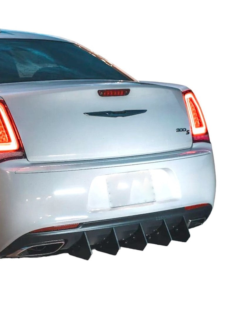 Authority Motorsport Rear Diffuser 7 Piece Kit V3 Compatible with Chrysler 300 2015-2023